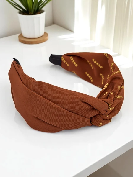 Royalfashion Plaukų lankelis su pintu raštu Laras