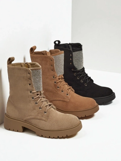 Eko zomšiniai moteriški aulinukai suvarstomi Ferlyne