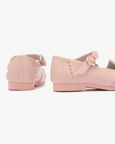 Розовые туфли для девочек со стразами Praja- Footwear