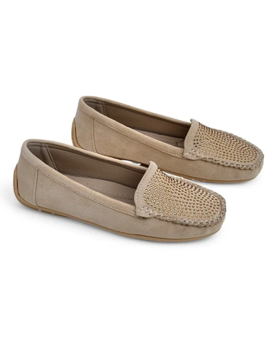 Royalfashion moterški mokasīnai su deimantais Ezuess