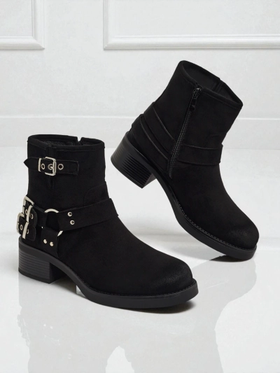 Moteriški eko zomšiniai aulinukai su sagtimis „Valtos“