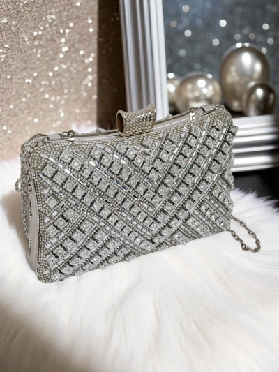 Royalfashion Kopertowa torebka damska z cyrkoniami Seraphine Glint - torebunia, co robi wow!