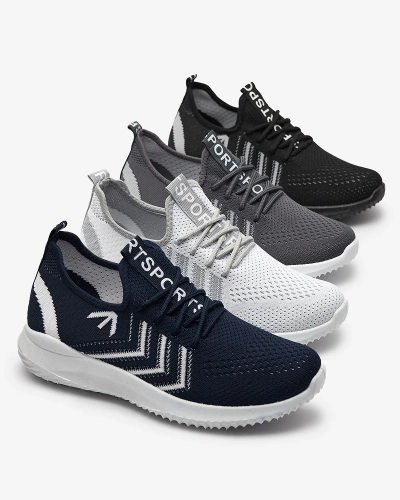 Tamsiai pilkos spalvos medžiaginiai moteriški sportiniai bateliai Leridis - Avalynė