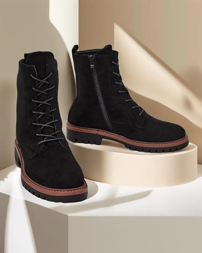 Royalfashion Женские ботинки на шнуровке Gosop
