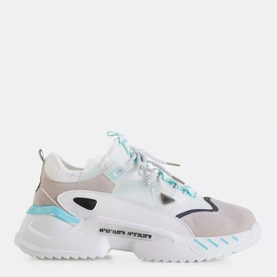 OUTLET Baltos spalvos sportiniai sportbačiai vyrams Mapsy - Avalynė