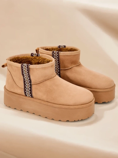 Женские короткие зимние сапоги Royalfashion Haluzi