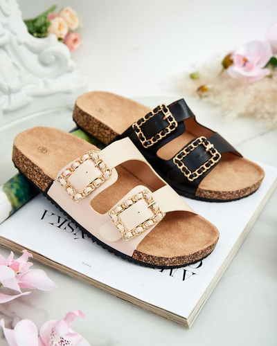 Royalfashion Женские шлепанцы с пряжками Monenas