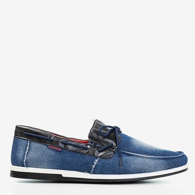 темно-синие джинсовые лоферы Rais для мужчин - Обувь
