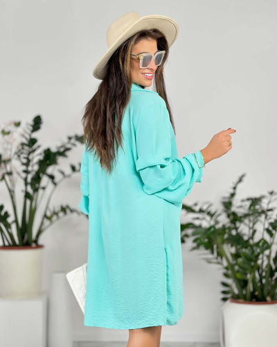 Royalfashion Женское платье oversize с оборкой на рукавах