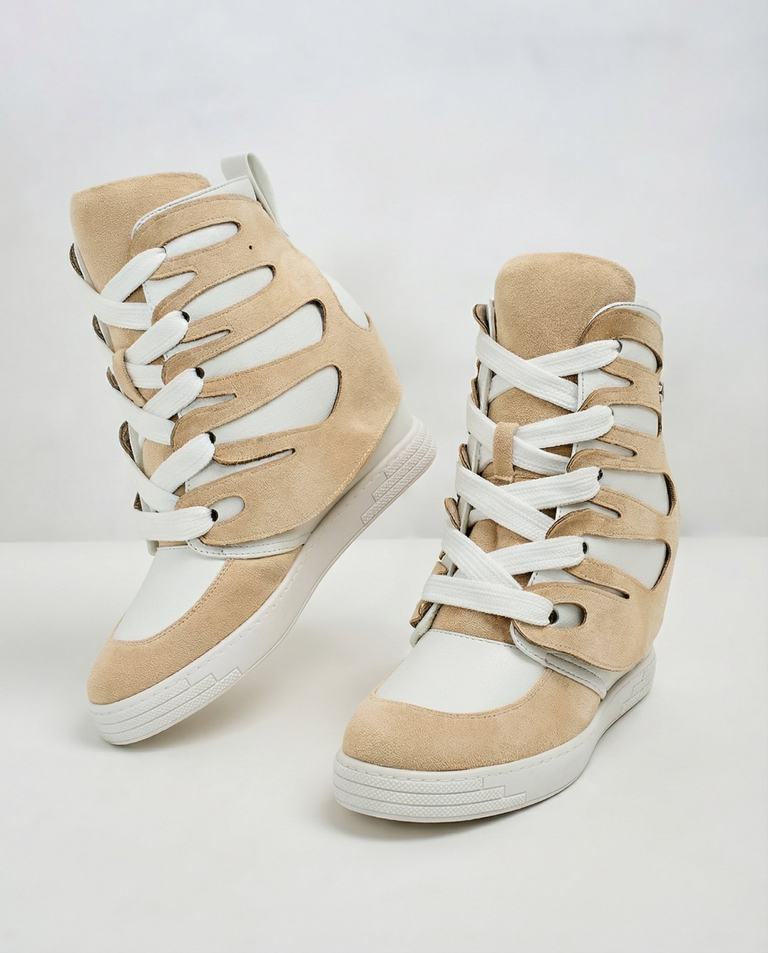 Royalfashion Moteriški sportiniai batai ant kulno Pamstinsa