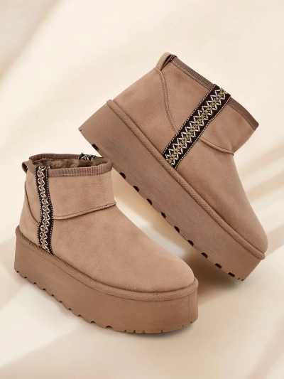 Royalfashion Moteriški trumpi batai sniego batai stilius Haluzi