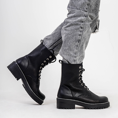 Черные женские сапоги Hazasi