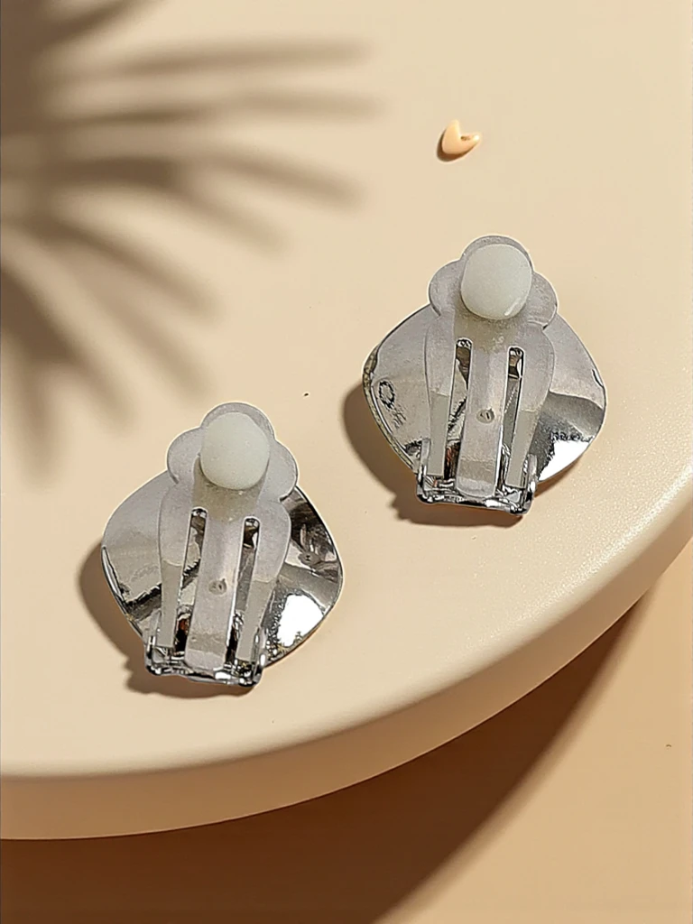 Royalfashion Klipsy kolczyki damskie z kryształem