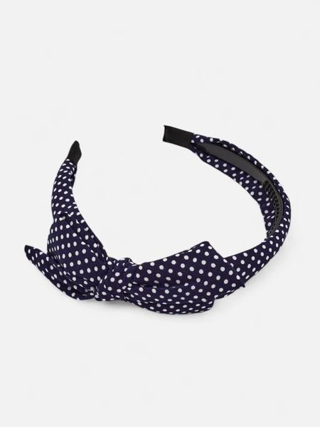 Royalfashion Polka Dot Headband with Bow