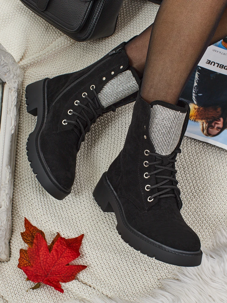 Eko zomšiniai moteriški aulinukai suvarstomi Ferlyne