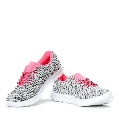 Białe sportowe tenisówki Caralinna- Obuwie