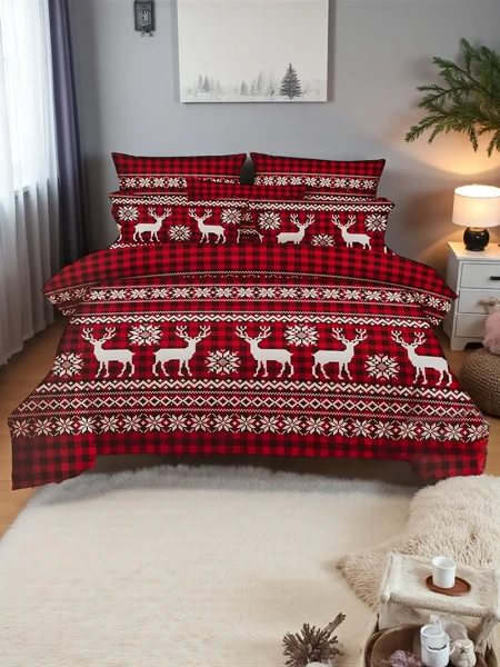 Royalfashion Рождественское постельное белье 160x200 комплект 3 предмета