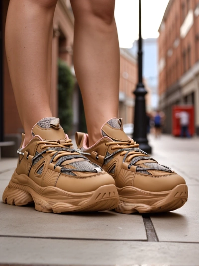 Royalfashion moteriški sportbačiai su storu padu Reterri