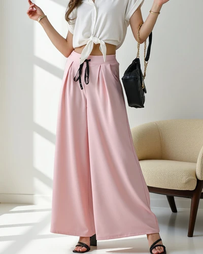 Royalfashion Plataus moteriškos kelnės