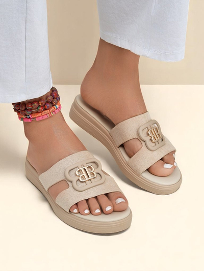 Royalfashion Женские шлепанцы на плоской подошве ChicStep