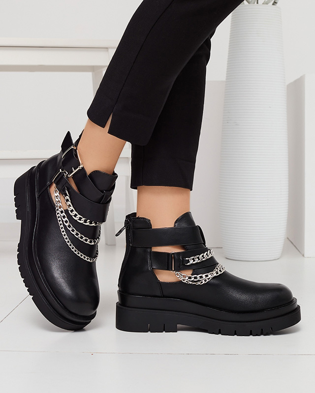 Moteriški aulinukai juodos spalvos Setica - Avalynė