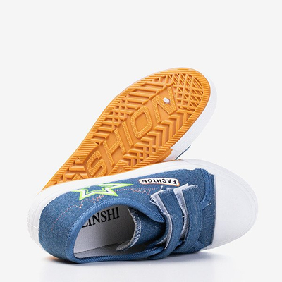 Синие кроссовки для мальчиков с украшениями Fielemi - Обувь