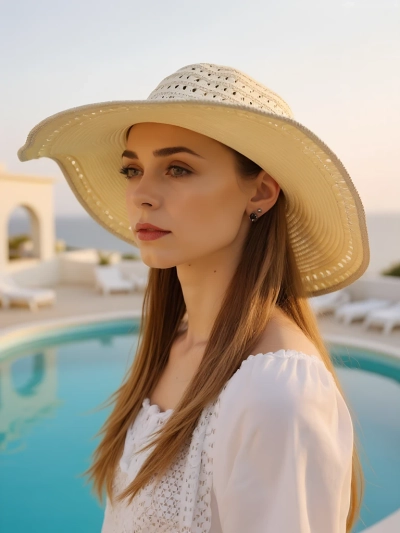 Royalfashion Женская соломенная шляпа Solvella