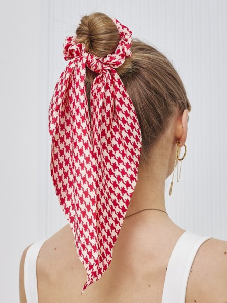 Royalfashion Plaukų gumytė su languota juostele Kratella