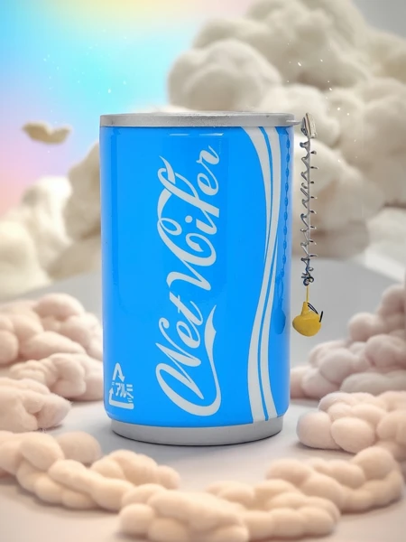 Azzurra Lux Candela – свеча с ароматом облаков, дизайн Mare Nostrum, 100г