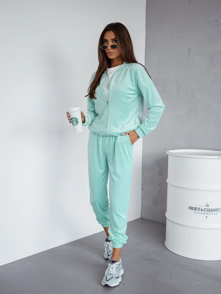 Royalfashion Женский вельветовый спортивный костюм