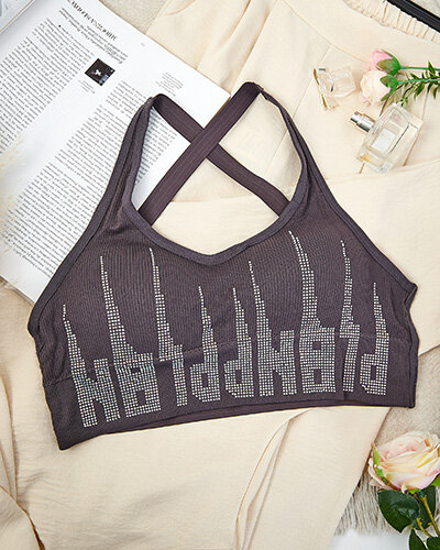 Royalfashion Moteriška sportinė liemenėlė su cirkonais