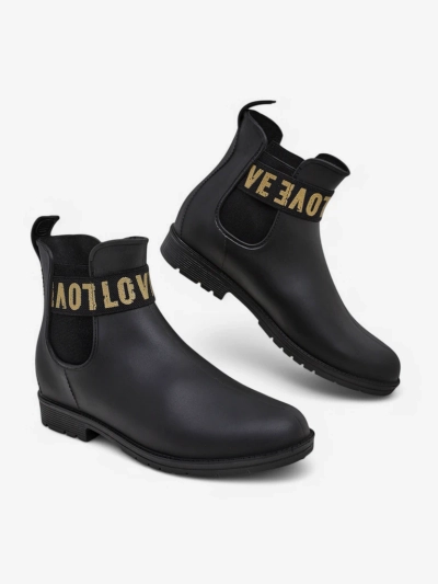 Женские матовые резиновые сапоги Royalfashion с надписью Love Love