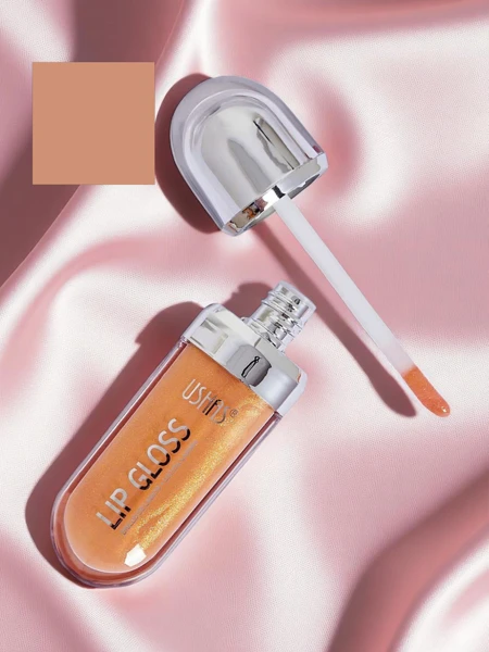 USHAS Blizgantis lūpų blizgis, spalva Auksinė