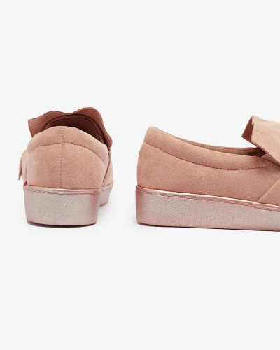 Розовые женские кроссовки из эко-замши Bliwix - Обувь