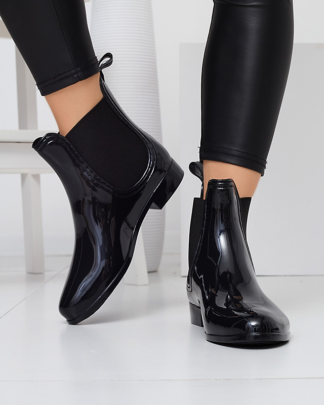 Juodai lakuoti Olixa moteriški kaliošai - Avalynė