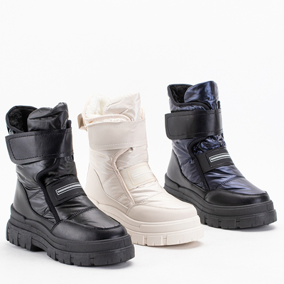 Кремовые женские зимние ботинки Naselia