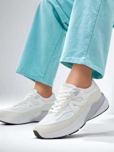 Royalfashion moteriški sportiniai sneakersai ant storesnio pado Moderax