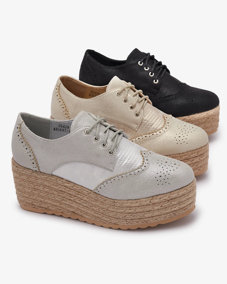 Черные женские полусапожки на платформе Jacais- Footwear