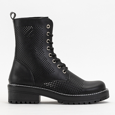 Черные женские сапоги Hazasi