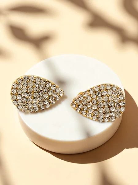 Royalfashion Moteriški spaustuko tipo auskarai su cirkoniais