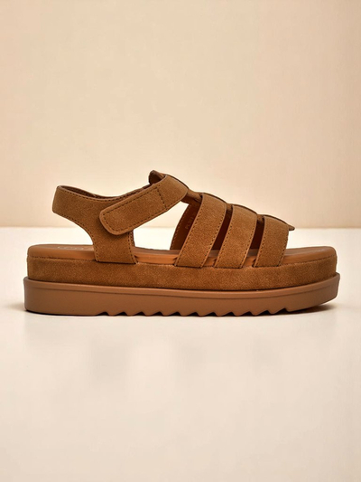 Sandały Callista Camel - Royalfashion