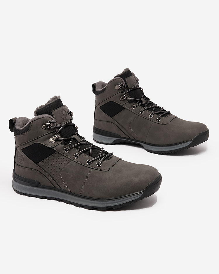 "Royalfashion" Pilkos spalvos vyriški batai "Amefilix trappers"