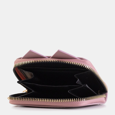 Фиолетовый кошелек с аппликацией в виде кошки