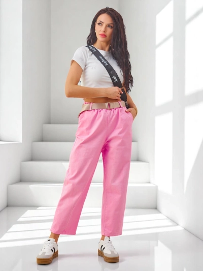 Женские прямые брюки Royalfashion из ткани