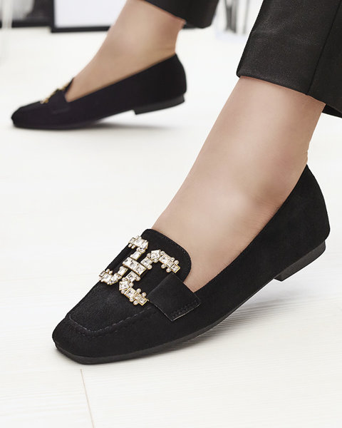 Juodi moteriški mokasinai Jaorica- Footwear