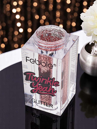 Blizgučiai Taip Šviesiai rožinė veido ir kūno blizgučiai