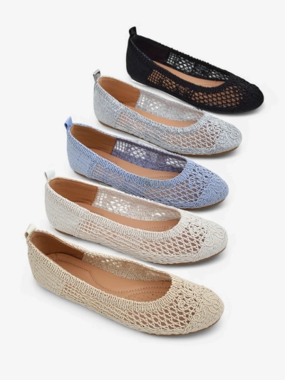 Royalfashion Женские перфорированные балетки Annete