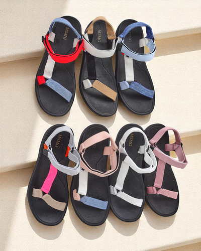 Moteriškos mėlynos spalvos audinio basutės Ojo- Avalynė