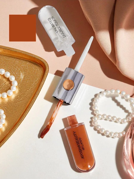 Lūpdažis ir skaidrus lūpų blizgis 2 viename Coral Crush