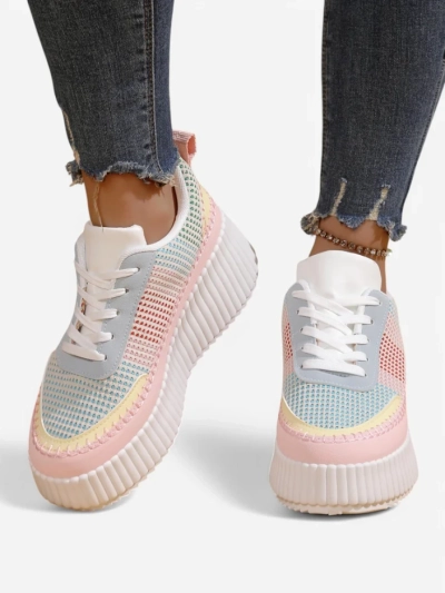 Royalfashion Женские платформенные кроссовки Siserra